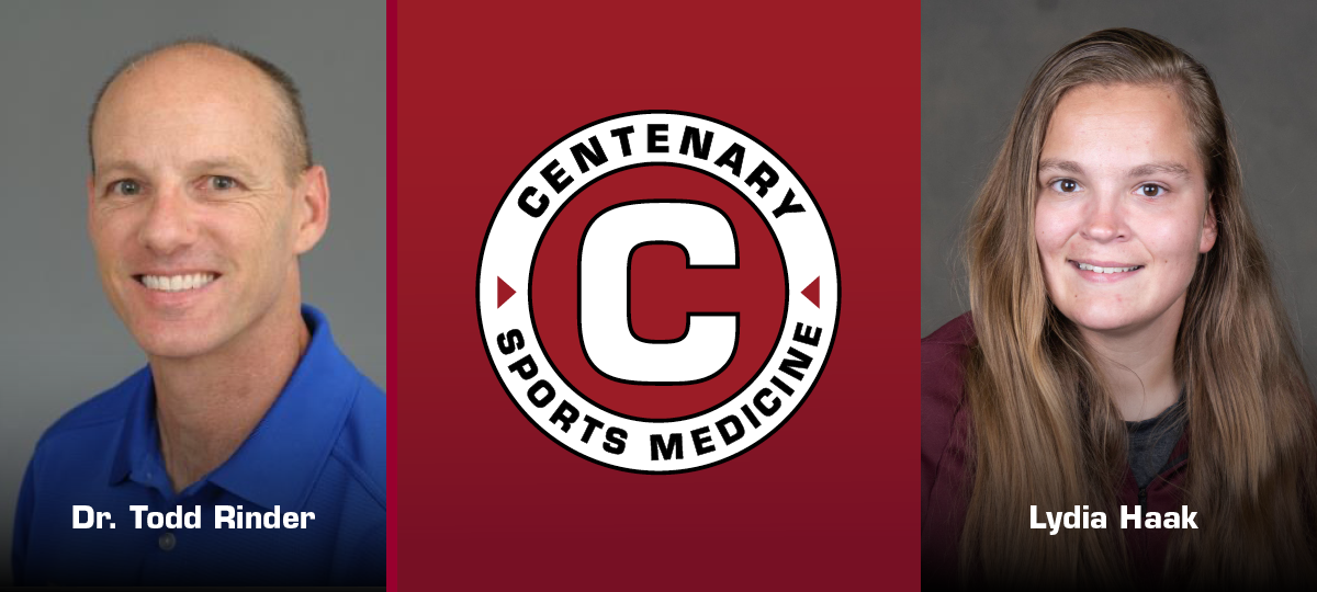 Centenary Athletics Announces New Sports Medicine Team