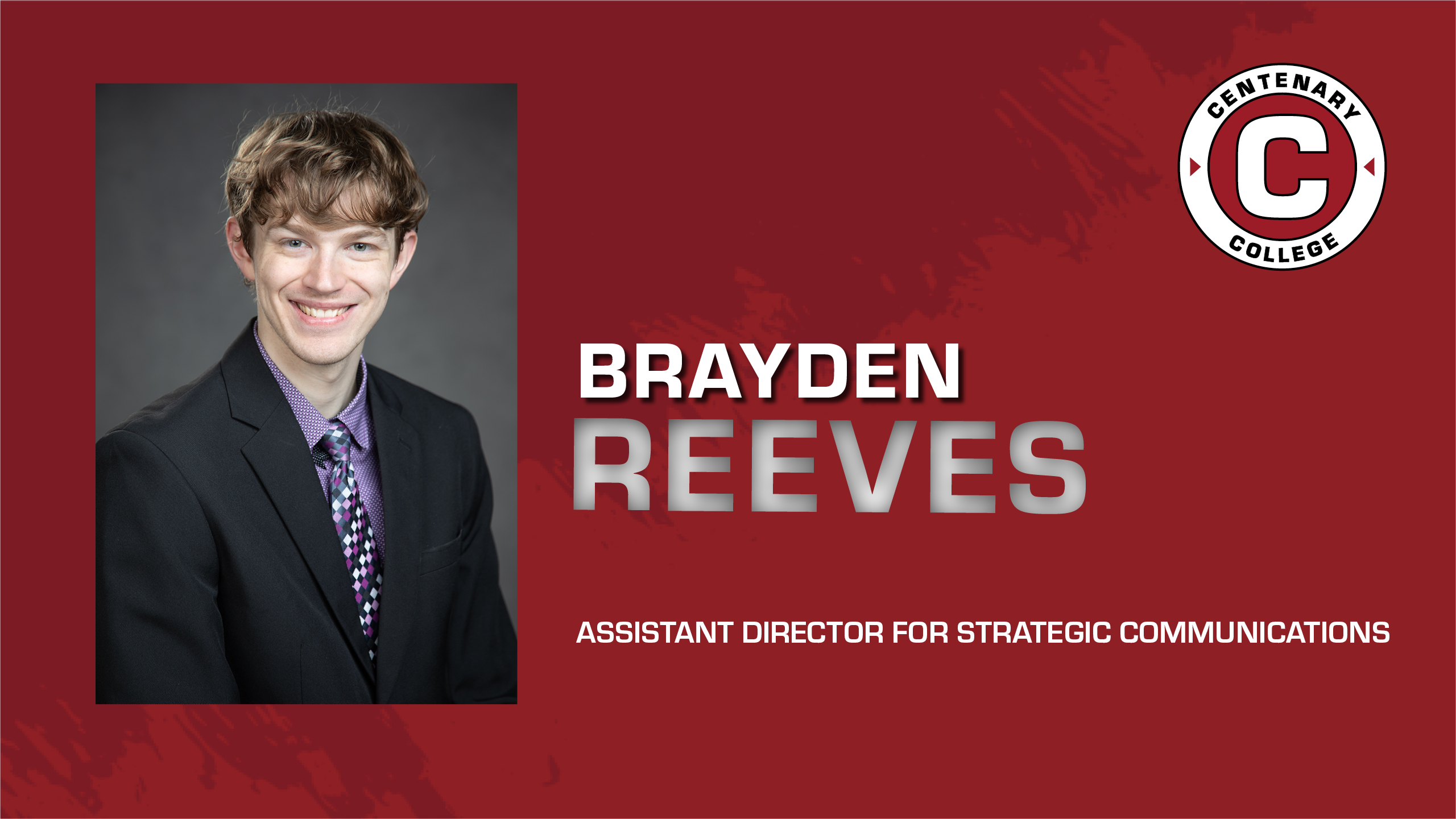 Brayden Reeves Joins Athletic Department As Assistant Director for Strategic Communications