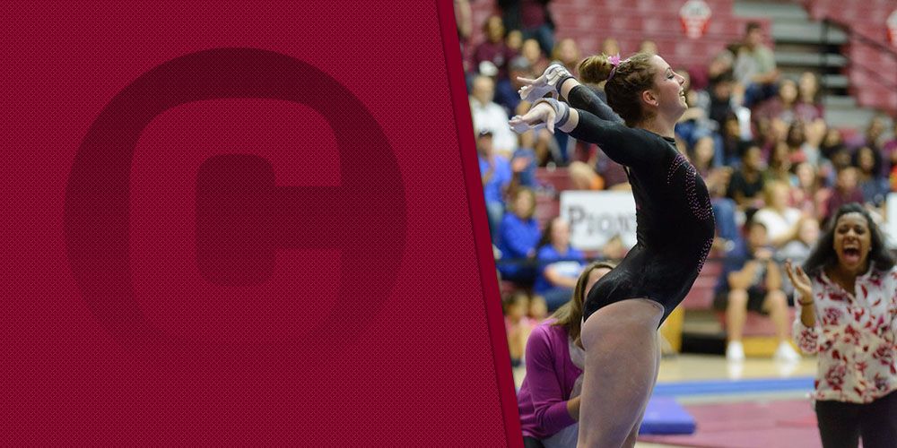 Harris Claims Beam Title, Ladies Gymnastics Posts Third Straight 191+ Result