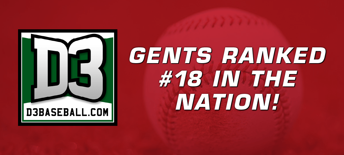 Centenary Baseball Team Ranked Nationally For Fifth Week In A Row