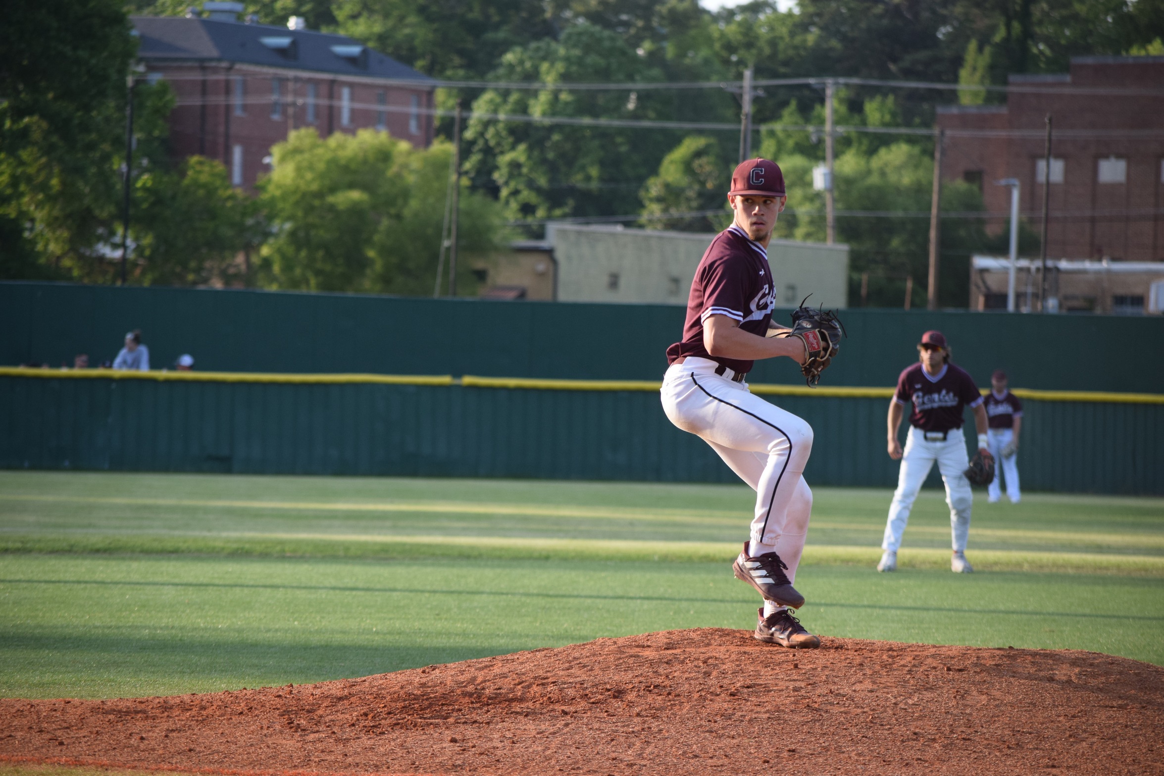 No. 3 seed Centenary fell 5-2 to No. 2 seed Trinity on Friday.