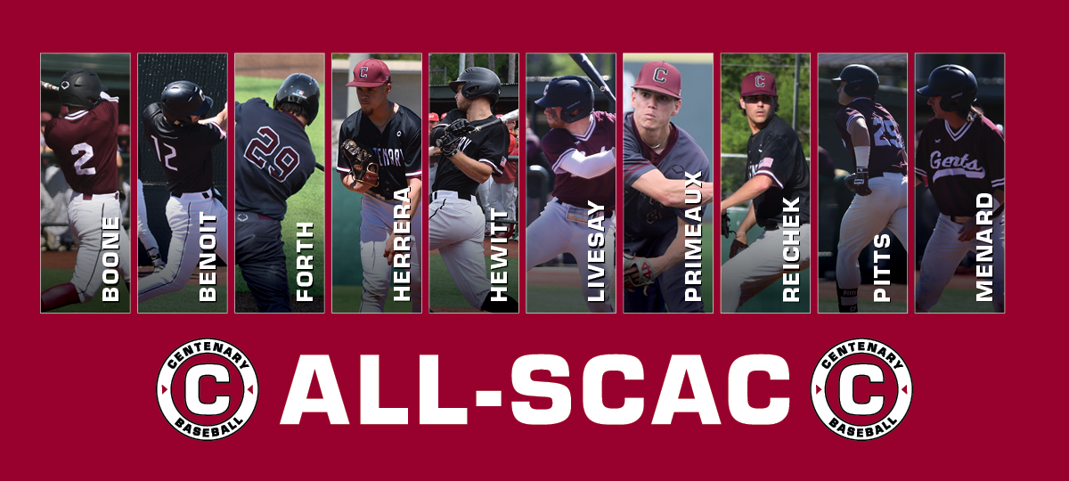 Centenary placed 10 players on the All-SCAC Team.