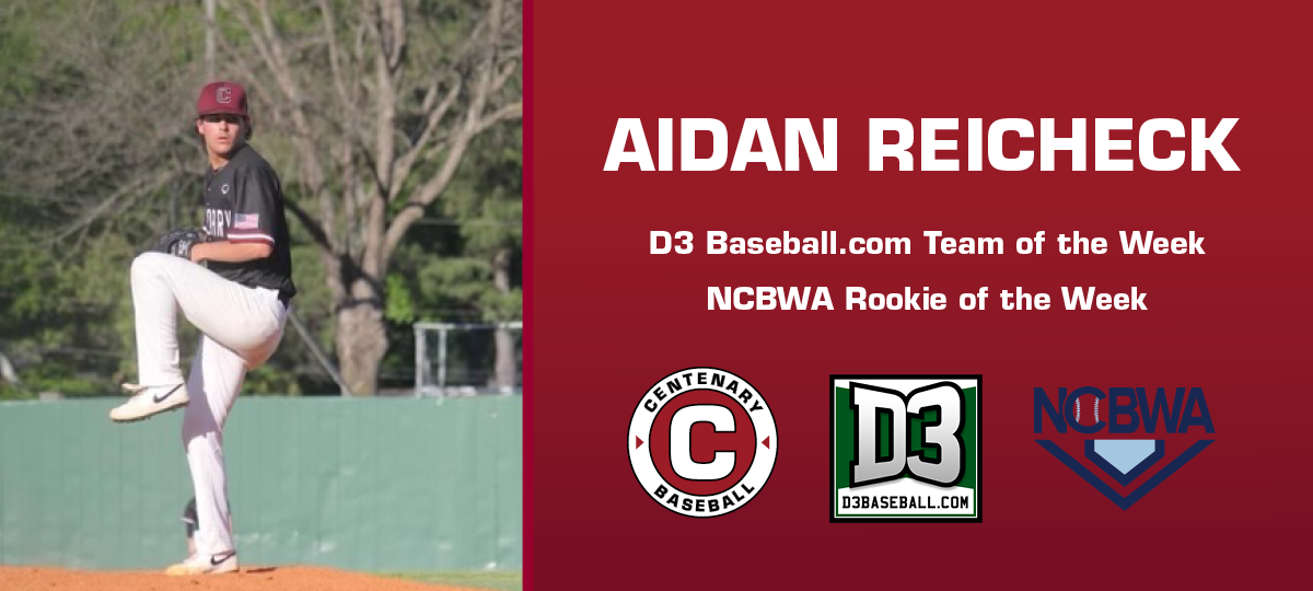 Reichek Earns National Honors From D3Baseball.com And NCBWA