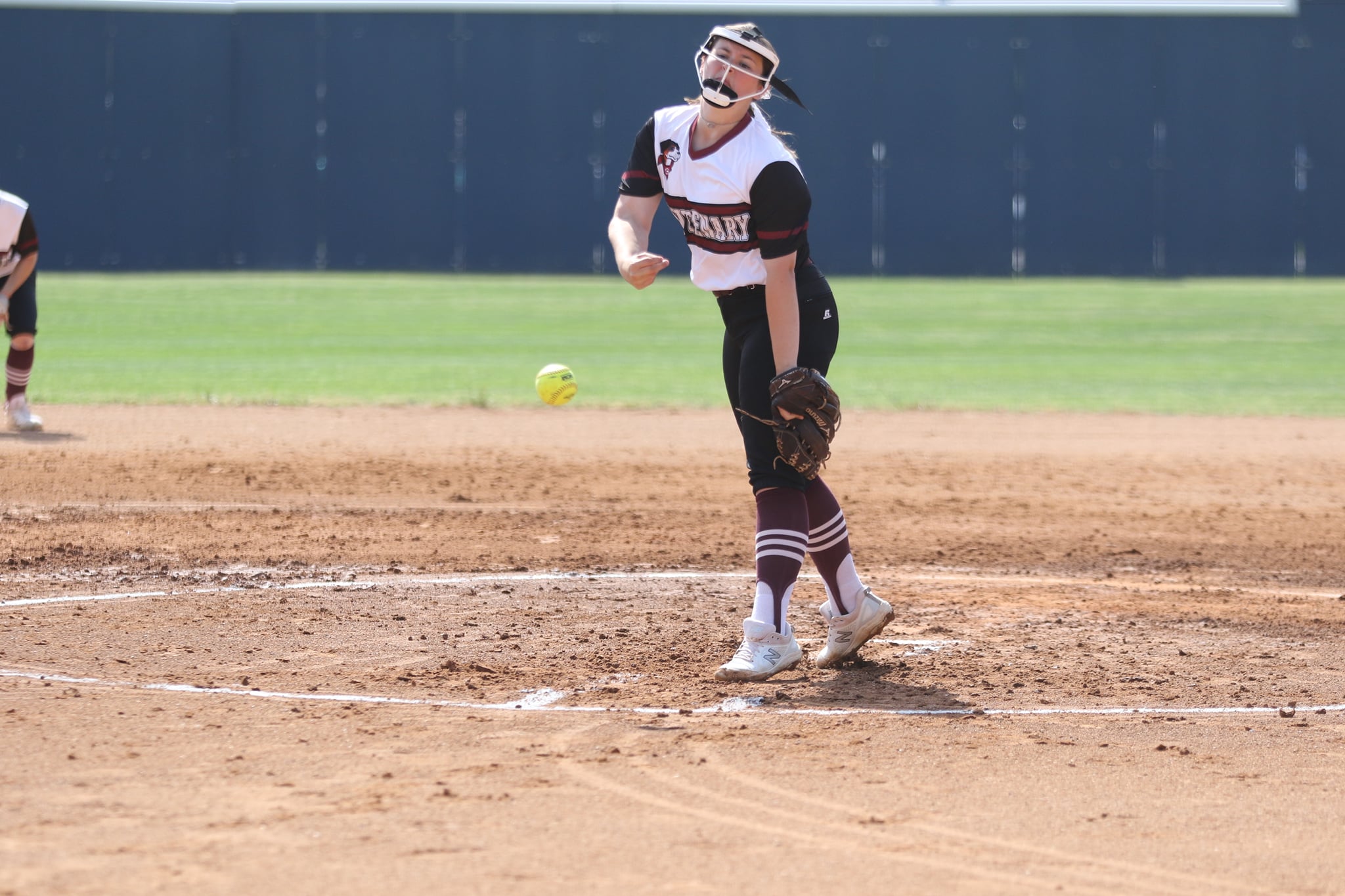 Sophomore P Anna Scarbrock was the tough-luck losing pitcher in the Ladies' 1-0 defeat on Friday.