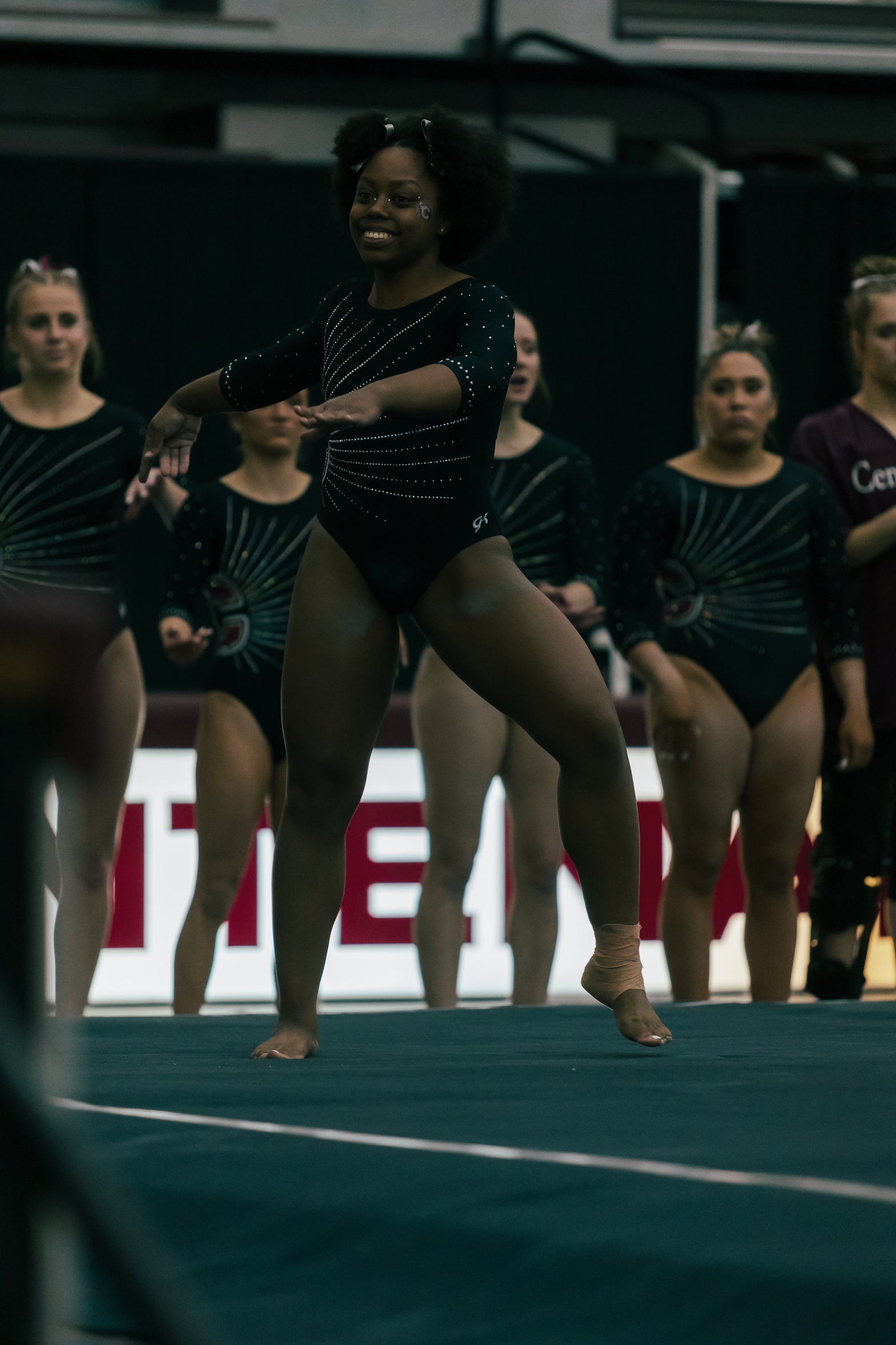 Freshman Olivia Williams' career-high 9.75 on floor sends her to the event finals at nationals on Sunday.