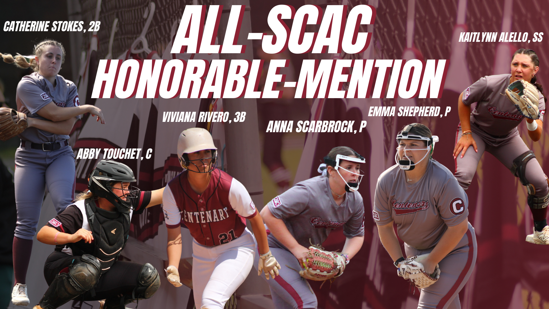 Six Ladies Named To 2025 All-SCAC Softball Team