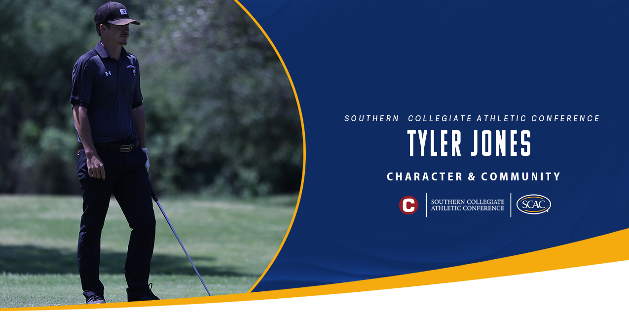 Tyler Jones, Centenary College, Men's Golf - SCAC Character & Community Recipient