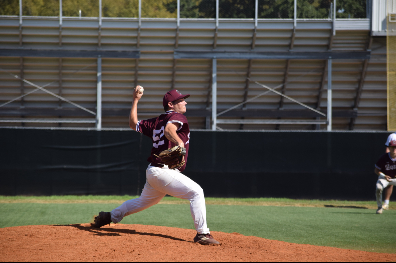 Senior LHP Colby Wilkerson closed out Friday's win for the Gents.
