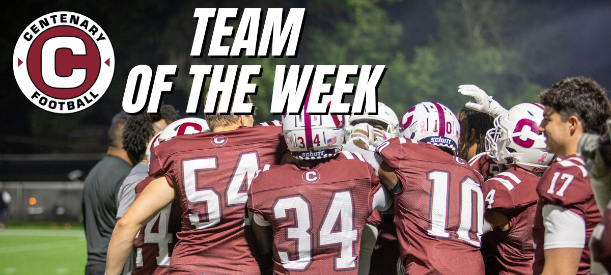 Football Selected As "Team of the Week"