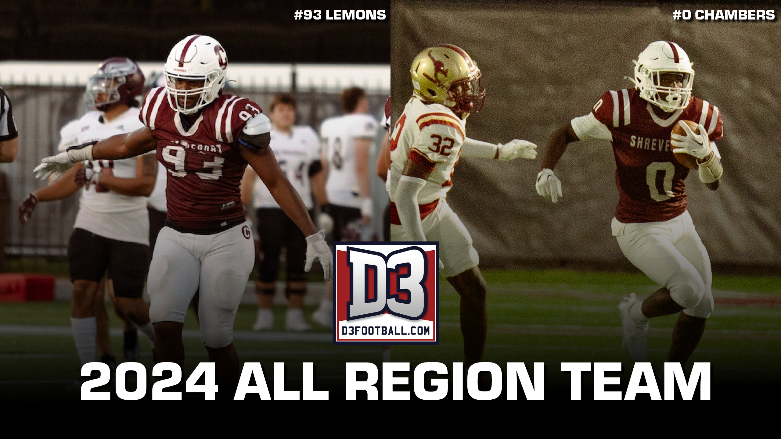 Chambers And Lemons Named To D3football.com All-Region Team