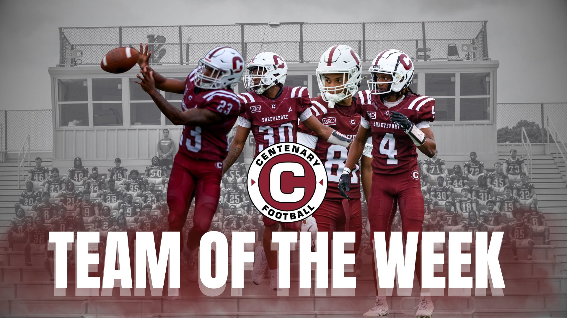 Football Selected as "Team of the Week"