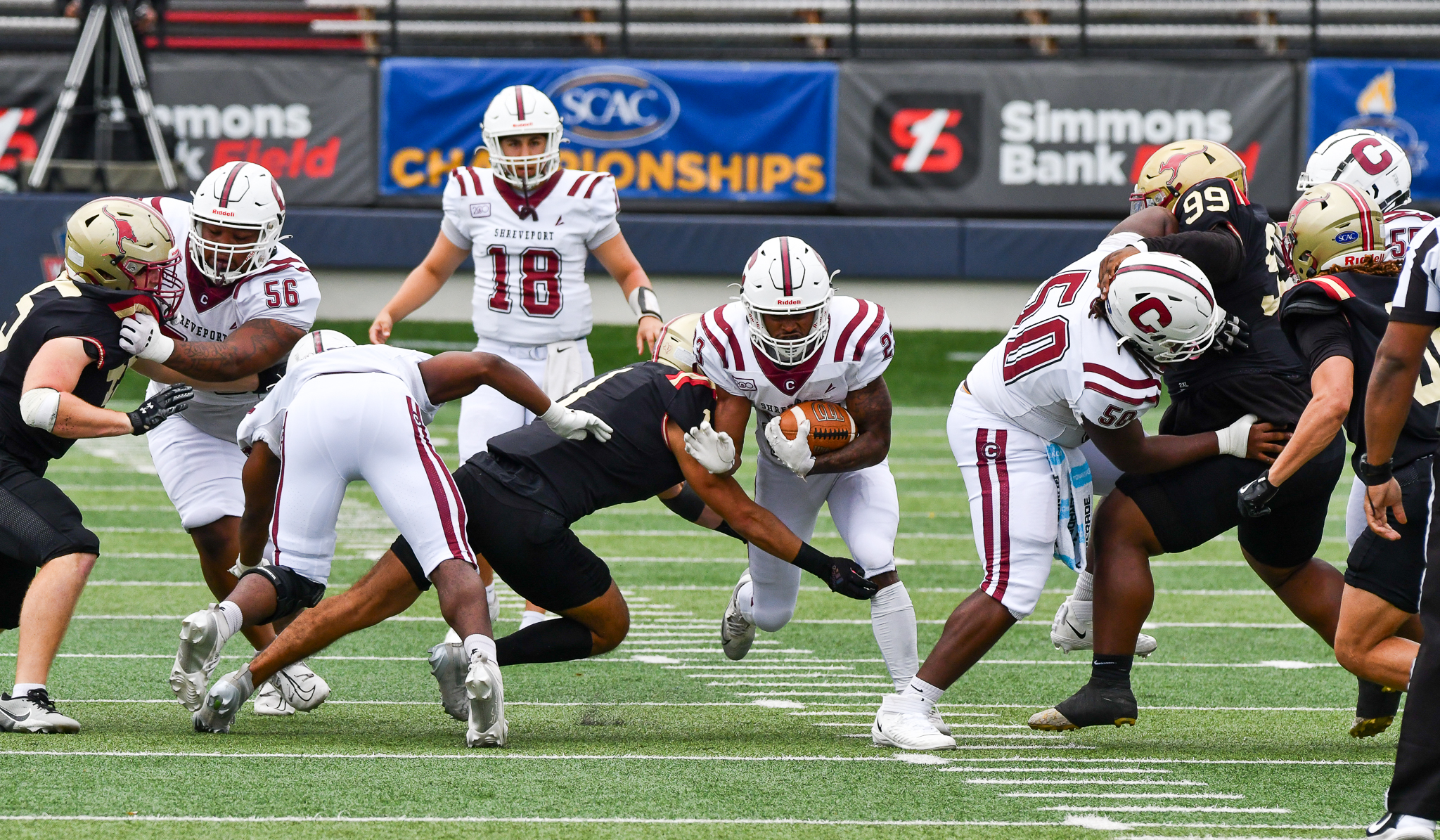 Senior RB Obadiah Butler and the Gents fell 16-14 to Austin College on Saturday in Little Rock, Ark.
