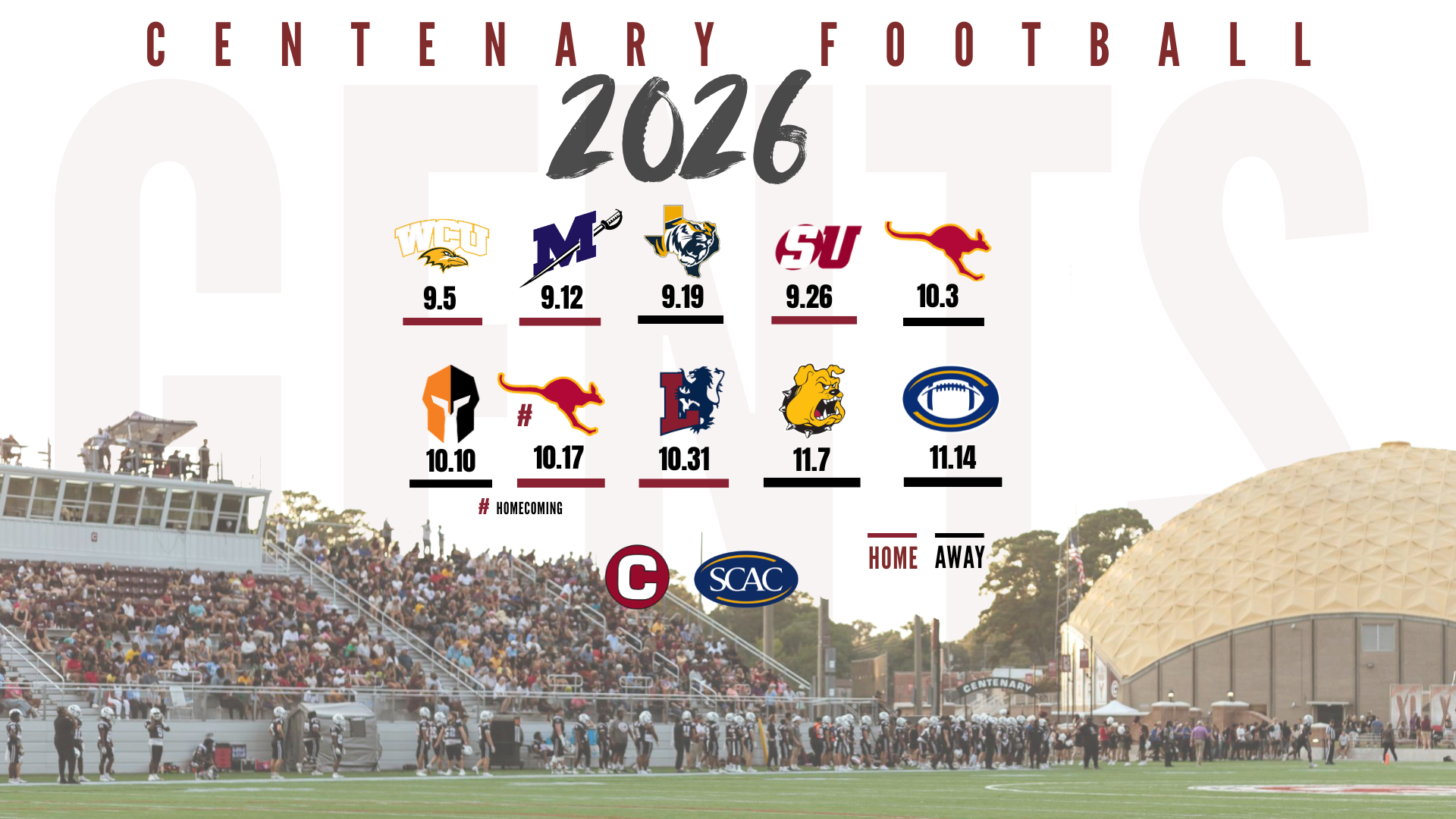 2026 Football Schedule Announced