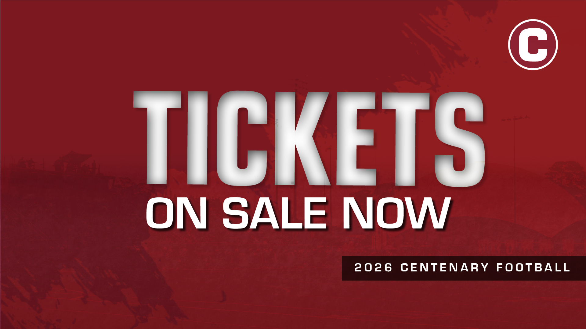 2026 Centenary Football Season Tickets On Sale Now