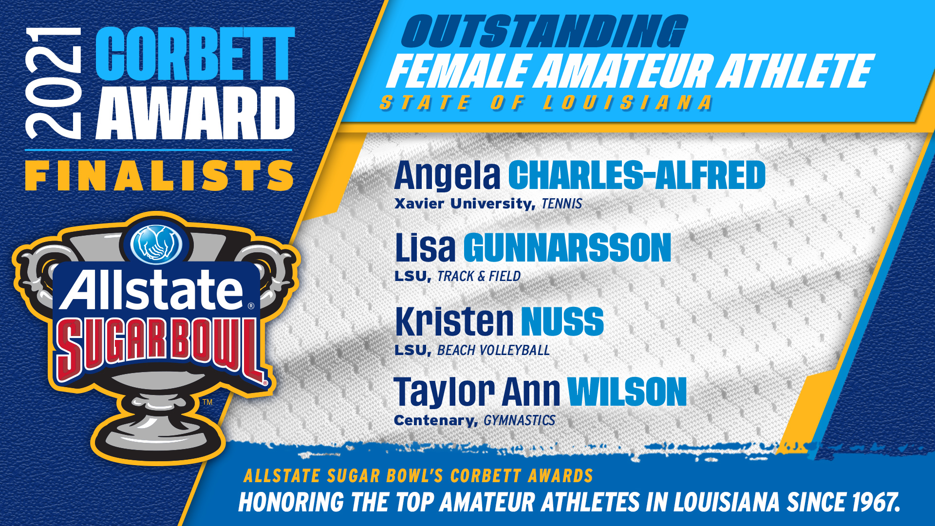 Taylor Ann Wilson Named Corbett Award Finalist