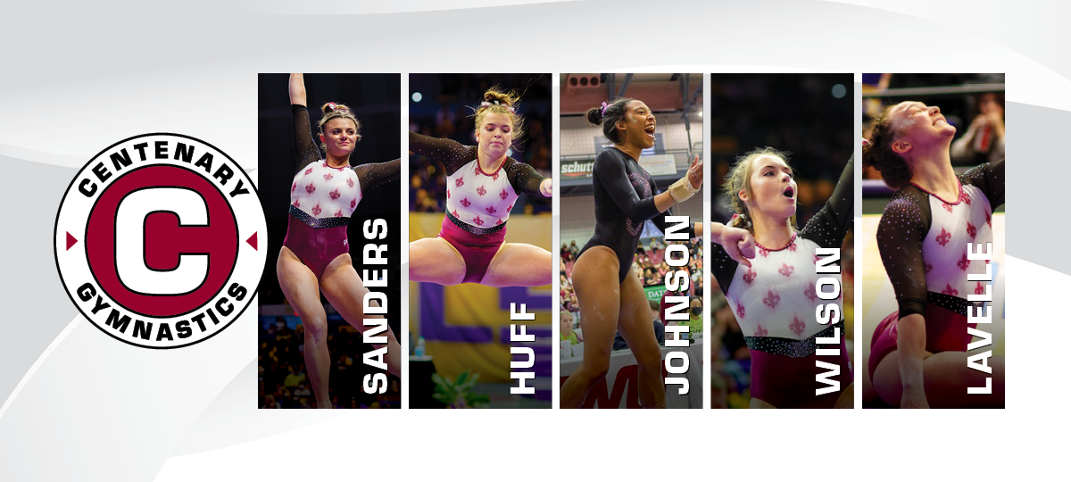 Five Ladies will represent Centenary this weekend at the 2022 USAG Nationals.