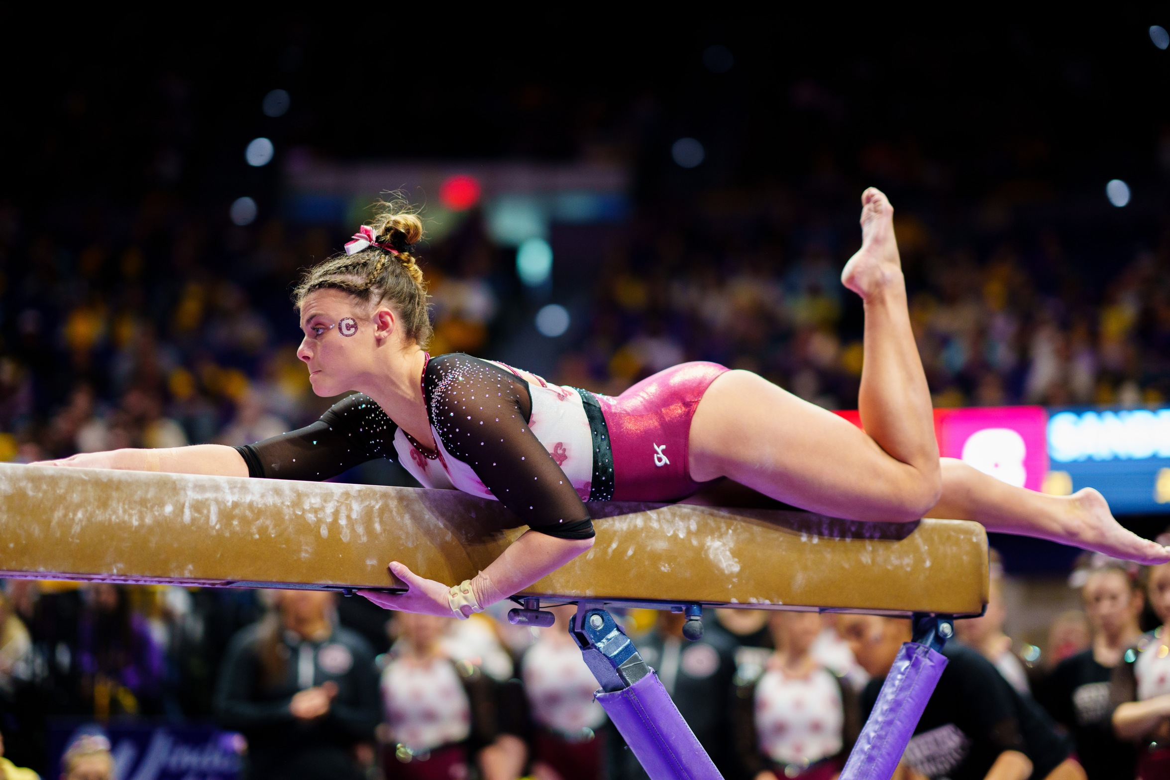 Senior All-American Kendall Sanders was one of five Ladies to compete on Friday night.