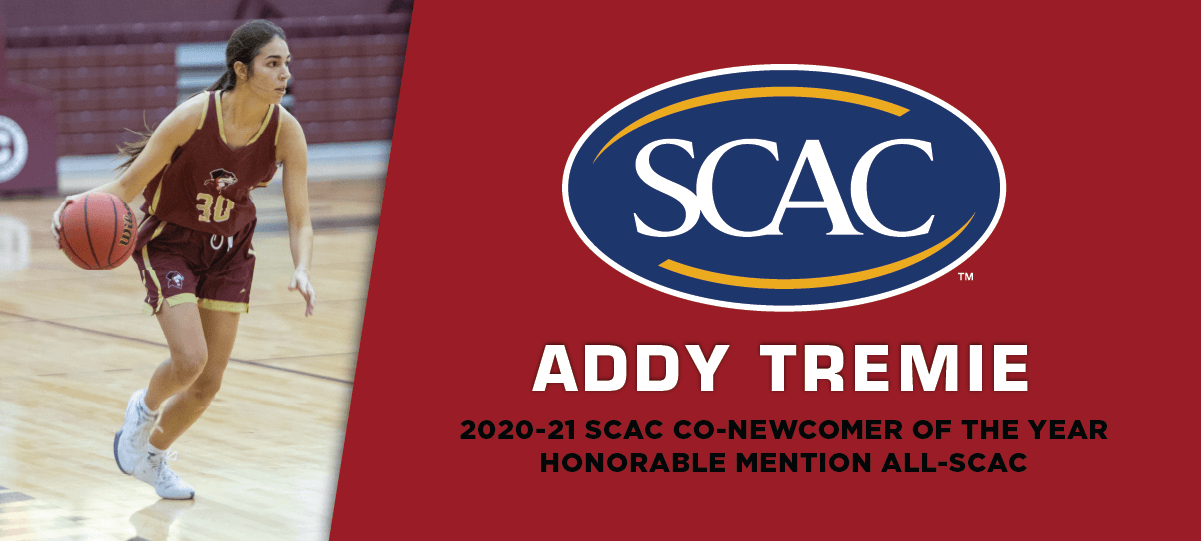 Addy Tremie Named SCAC Co-Newcomer of the Year; Honorable Mention
