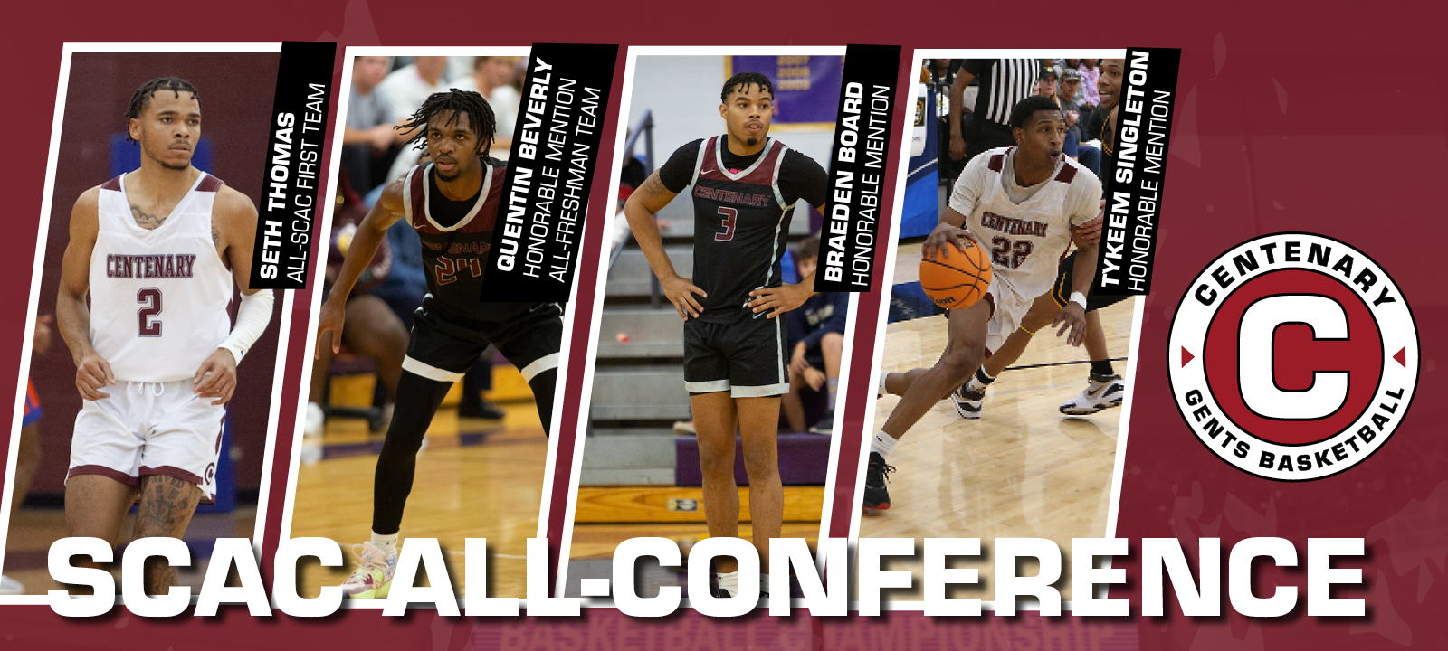 Four Gents Named To 2022-23 All-SCAC Men's Basketball Team
