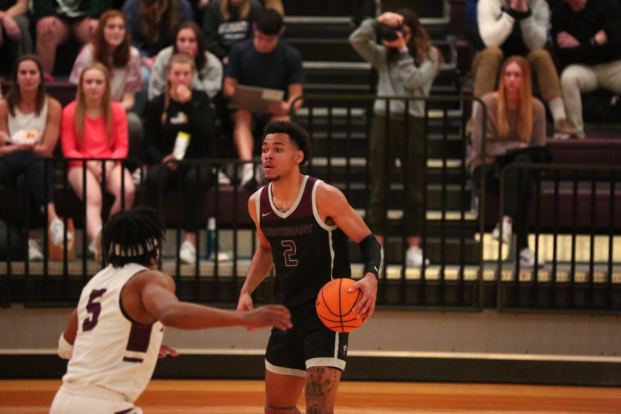 Seth Thomas scored in double figures again on Saturday, leading the Gents with 12 points. 

Photo: Deeya Rao, Trinity University Student