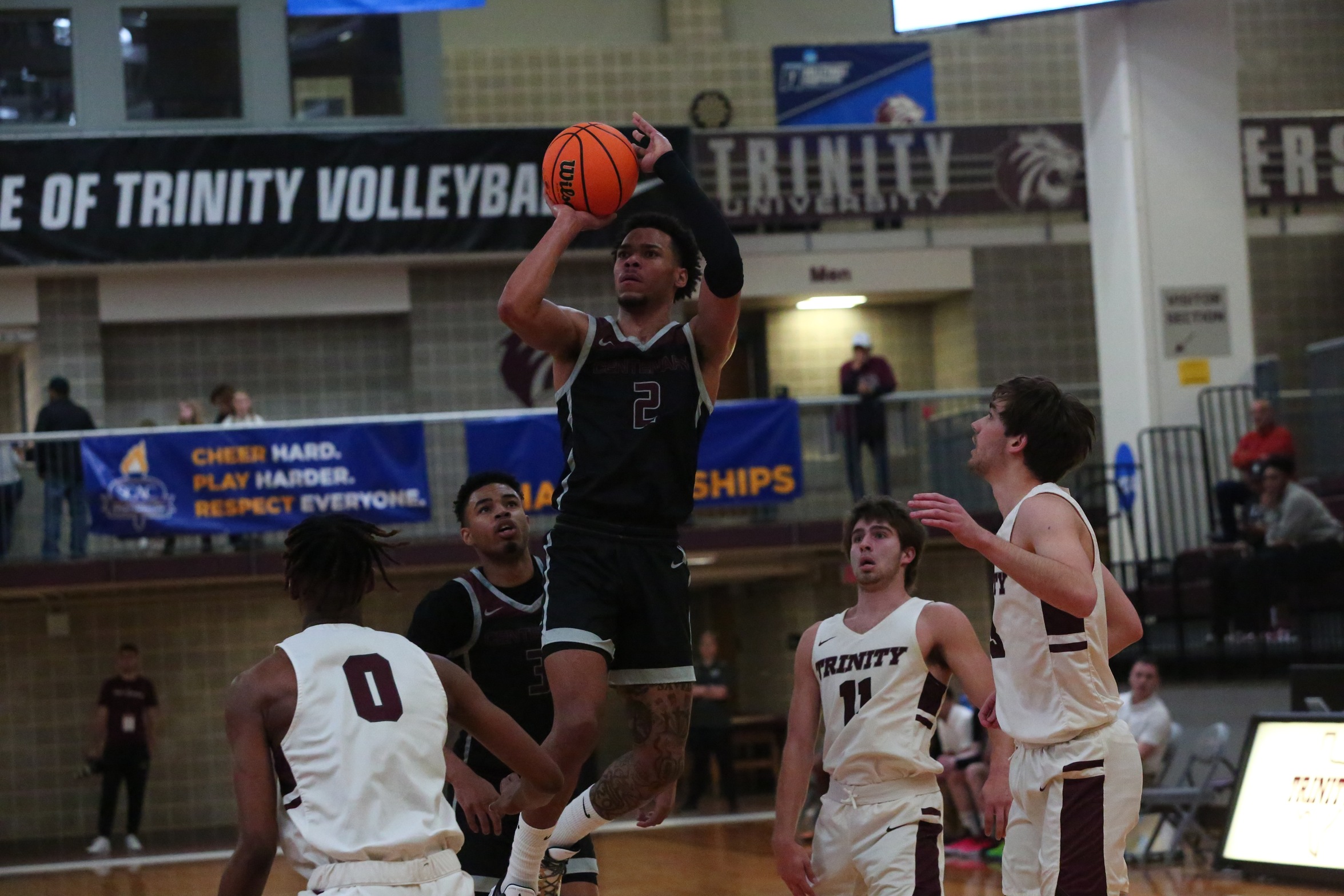 Senior F Seth Thomas and the Gents saw their season end on Saturday night with a loss to Trinity.