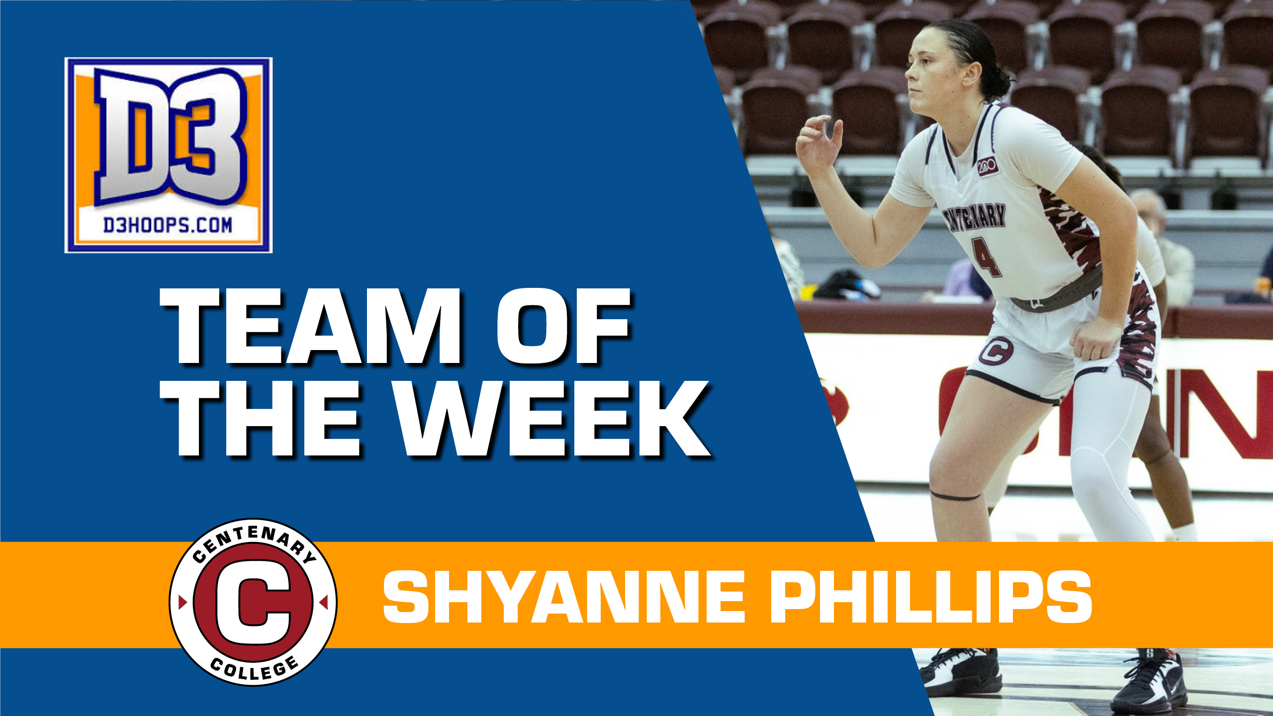 Shyanne Phillips Collects D3Hoops.com Team of the Week Honor