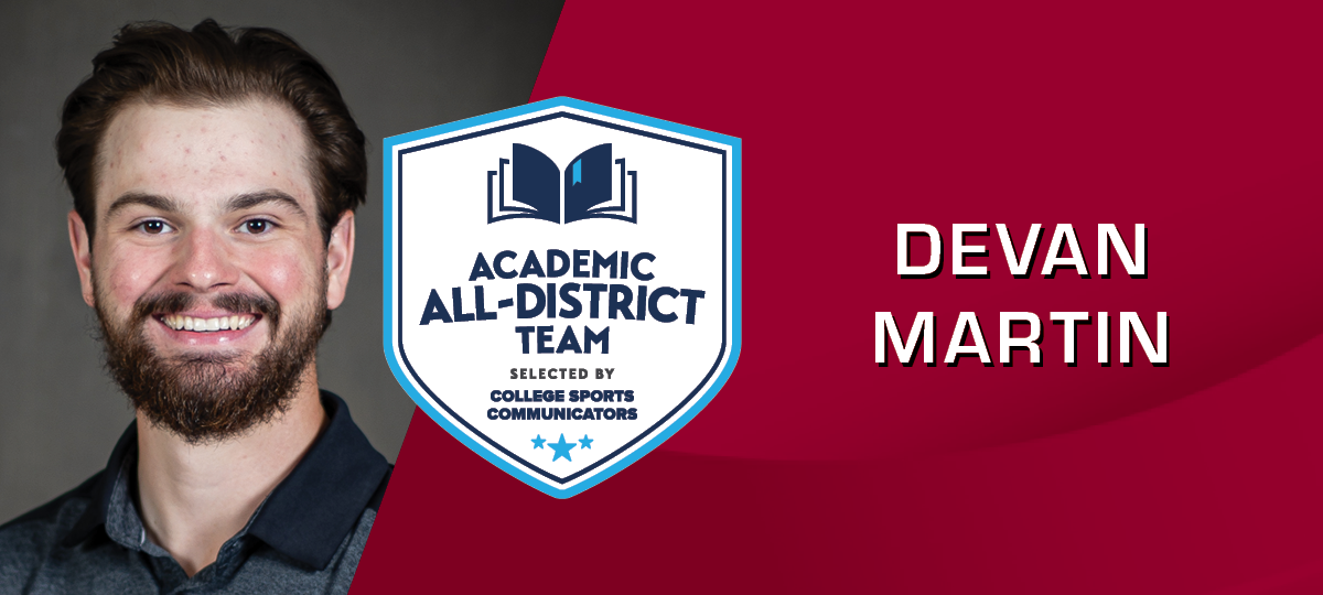 Martin Named To CSC Academic All-District&reg; Men's At-Large Team
