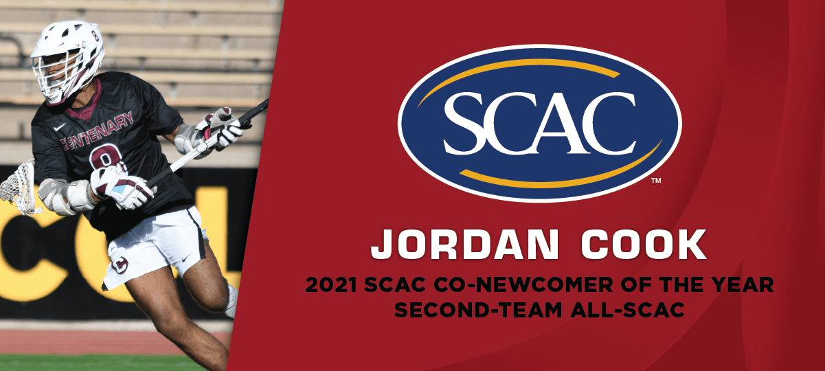 Jordan Cook Named 2021 SCAC Men's Lacrosse Co-Newcomer of the Year