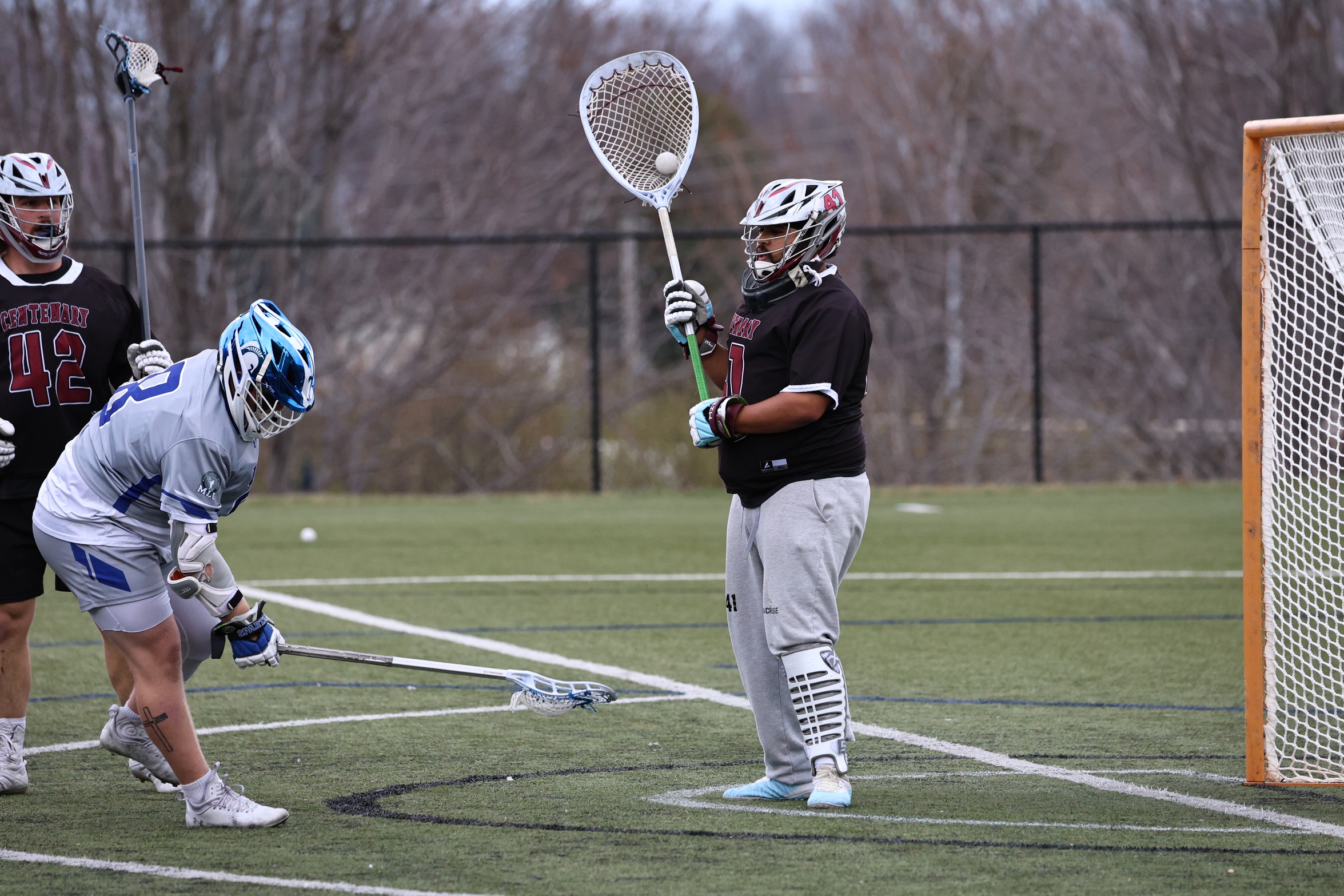 Junior GK Dylan Milker had 16 saves on Wednesday night.