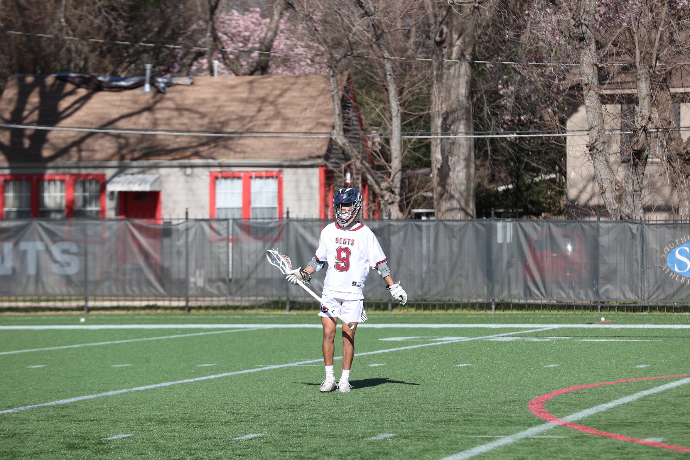The Gents fell 13-5 to Point University on Saturday at home.