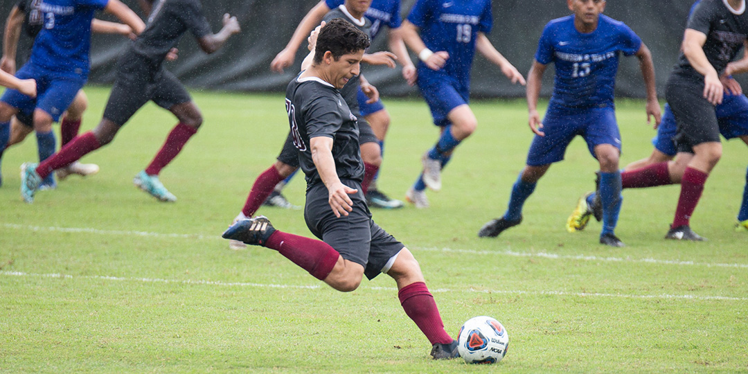 Junior Gabe Rodriguez netted his first game-winning goal of his collegiate career (Photo courtesy of Curt Youngblood).