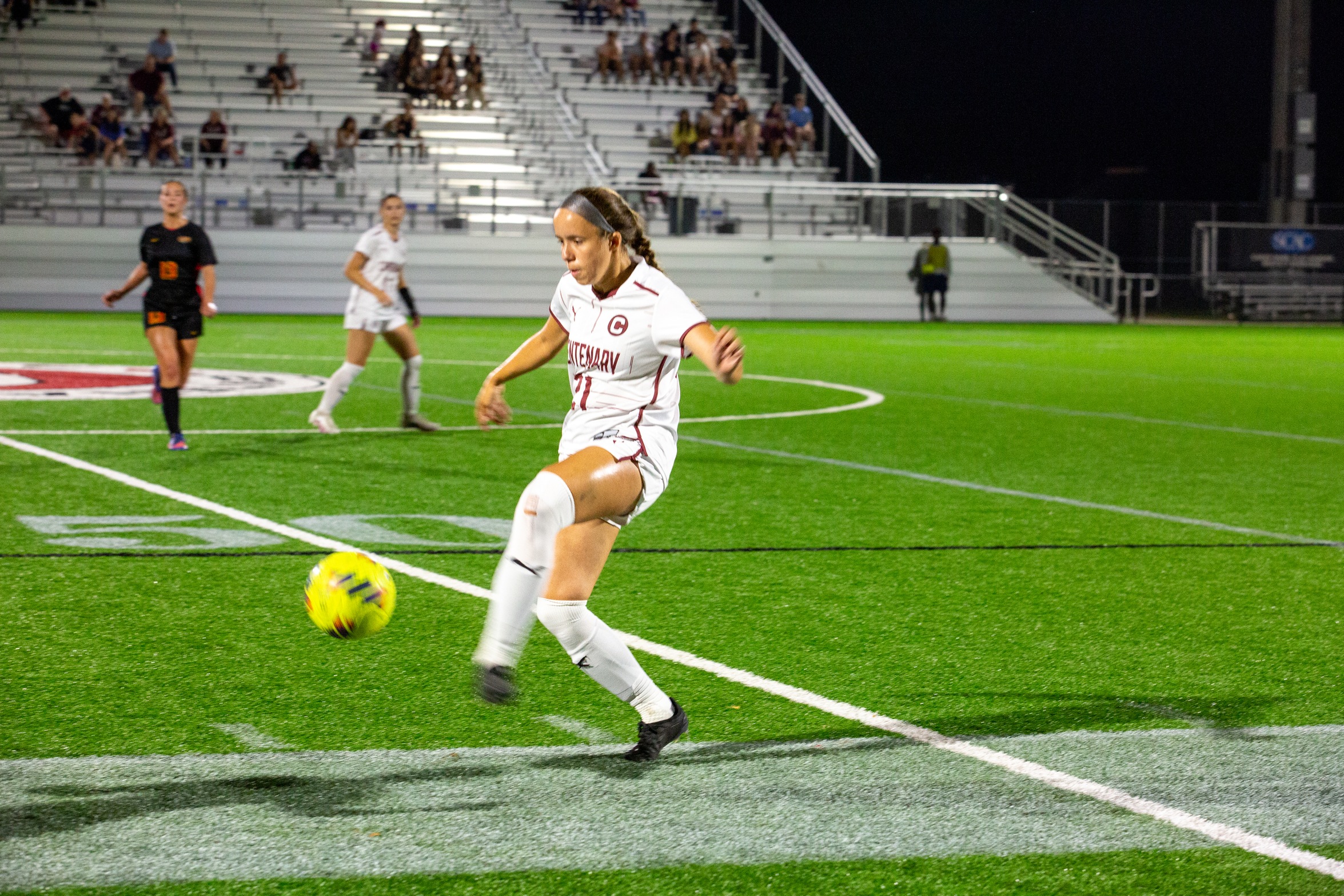 Senior Desiree Rodriguez and the Ladies fell 6-0 at TLU on Sunday in Seguin, Texas.