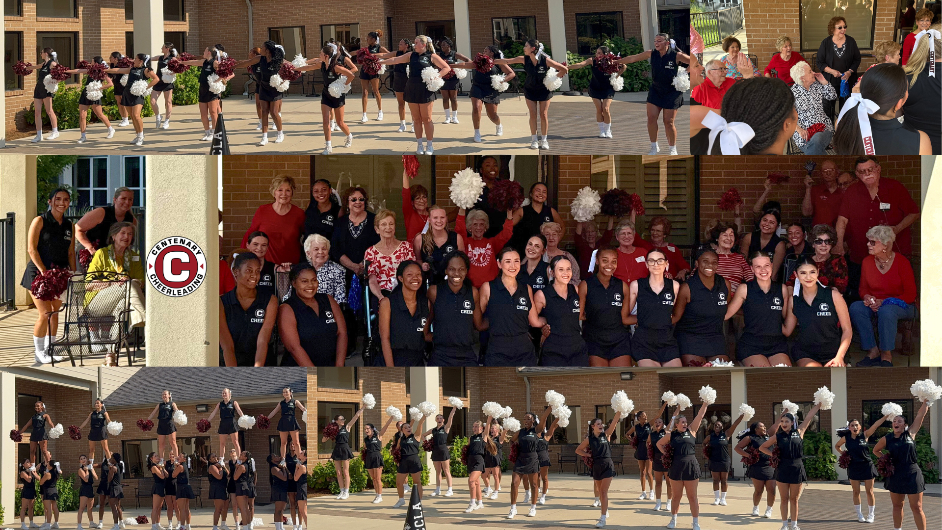 Cheer Team Performs In Community Last Week