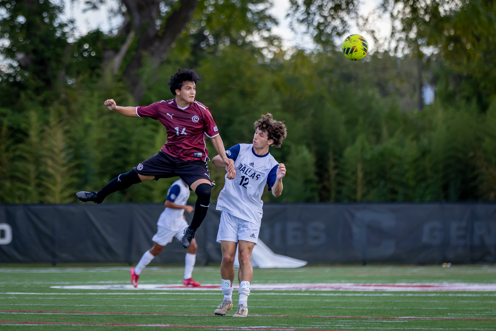 Junior F Fernando Santos and the Gents will face conference leader TLU on Friday night in Seguin, Texas.

PHOTO: Calvin Hearns