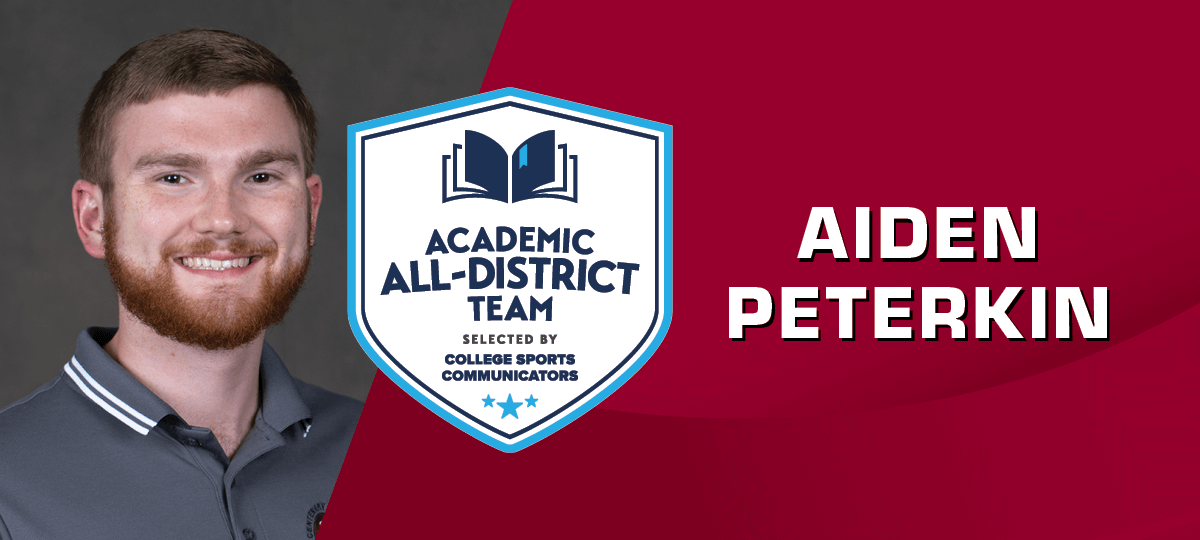 Aiden Peterkin Named To CSC Academic All-District &reg;Team