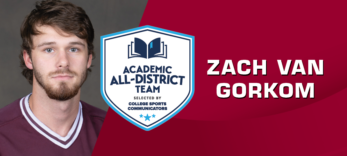 Van Gorkom Named To CSC Academic All-District&reg; Baseball Team