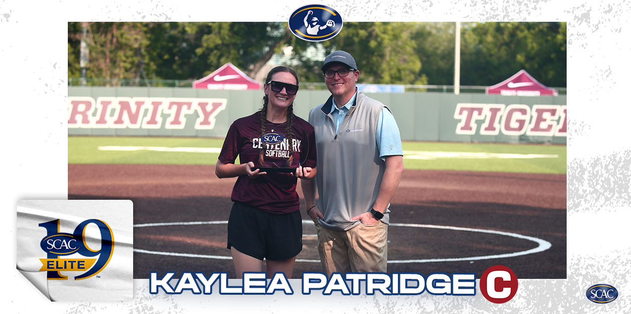 Centenary's Patridge Earns SCAC Softball Elite 19 Award