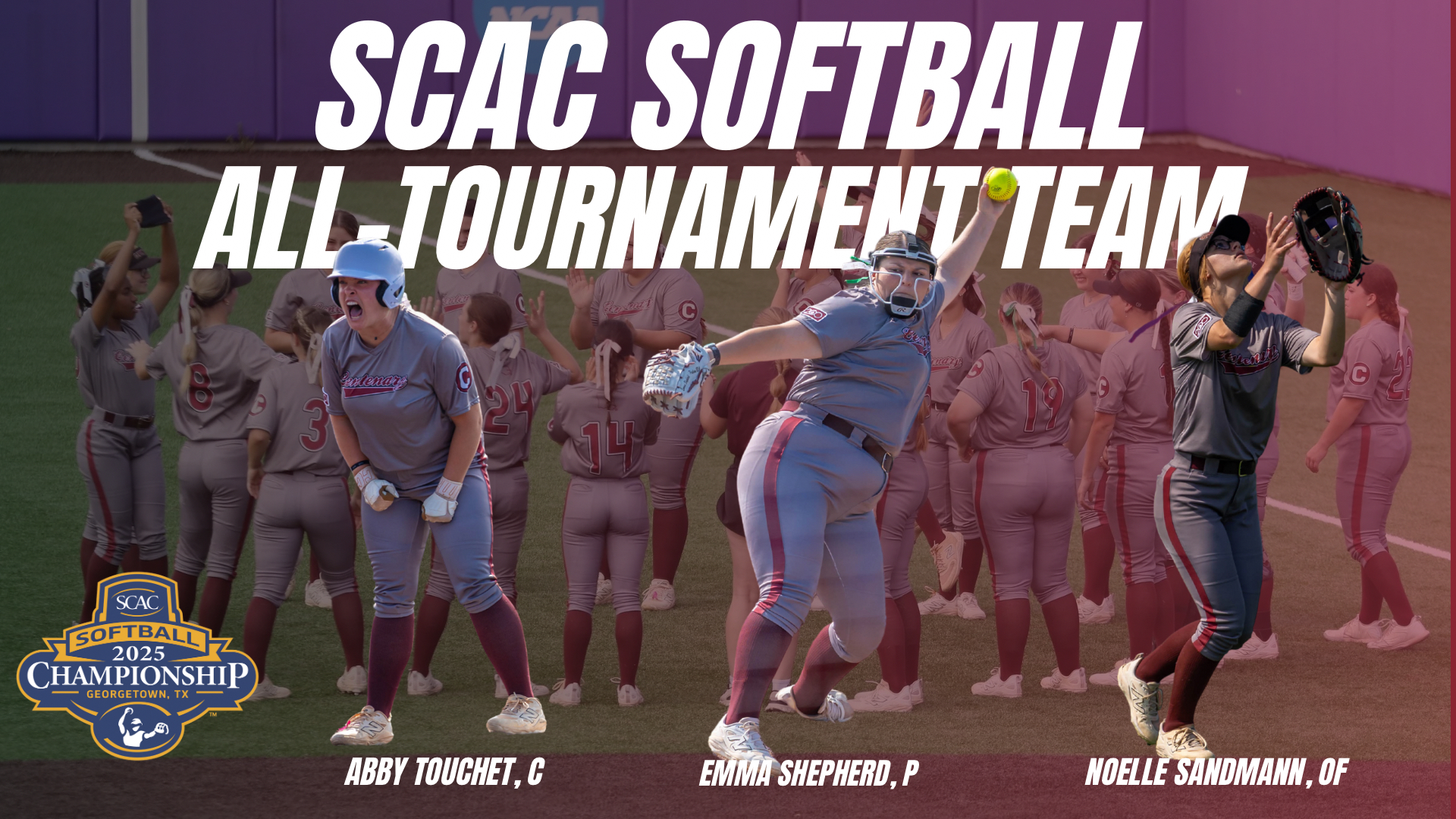Three Ladies Named To 2025 SCAC Softball Championship All-Tournament Team