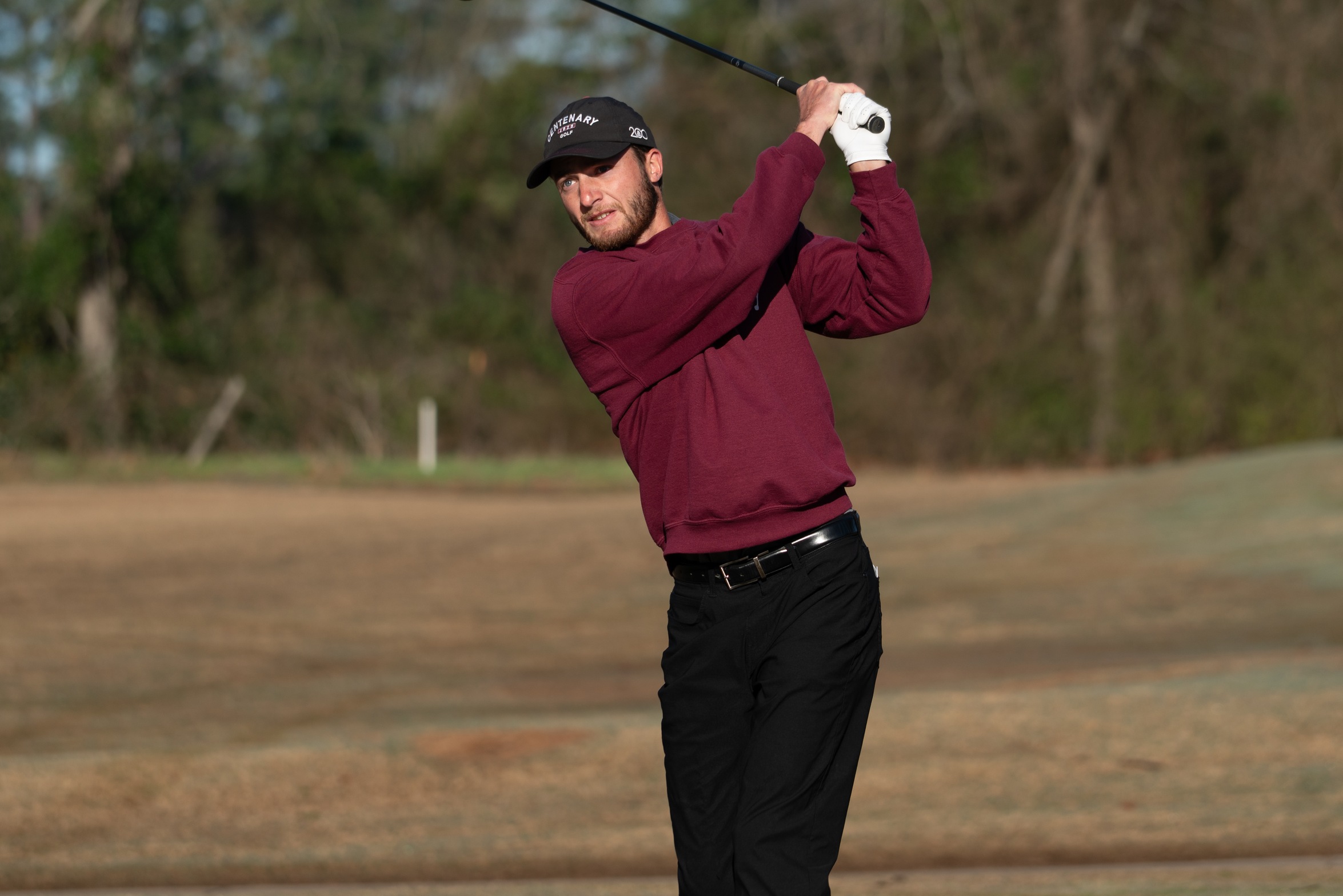 Senior Andrew Bennett holds the lead headed to the final round of the FST Pinecrest Invitational.