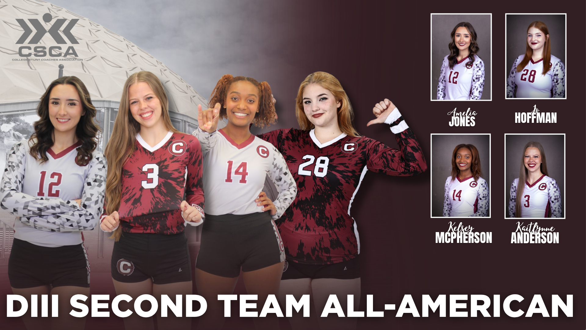 Four Ladies Named CSCA All-Americans
