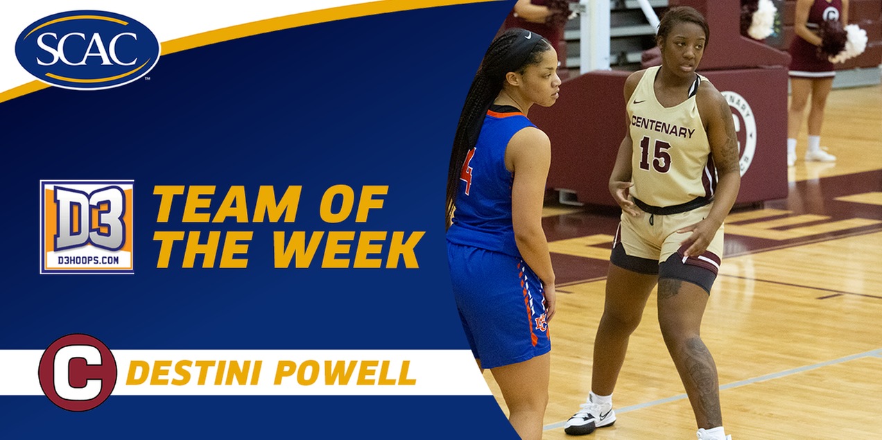 Destini Powell Named to D3Hoops.com Team of the Week