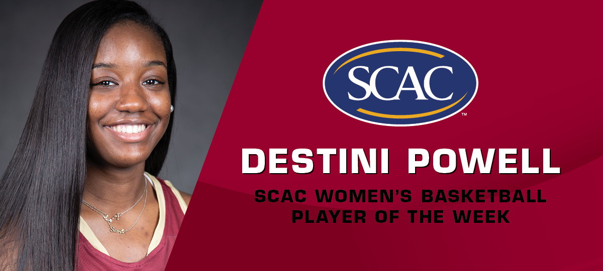 Destini Powell Named SCAC Women&rsquo;s Basketball Player of the Week