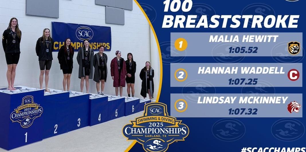 Waddell's Runner-Up Finish Highlights Day Three Of SCAC Championships