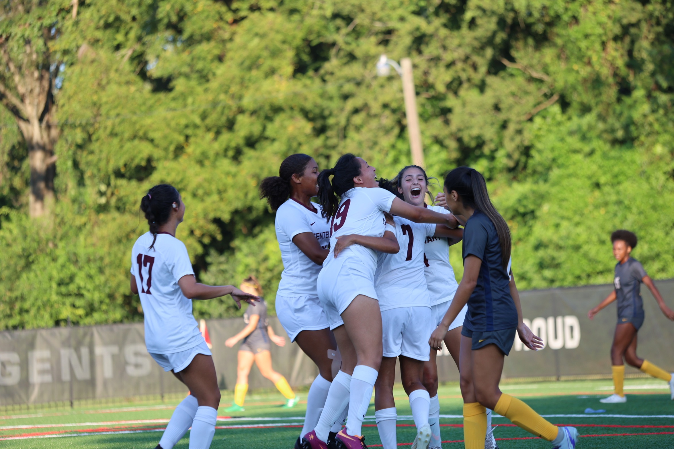Senior Gabby McDonald scored a pair of goals in the two Ladies' wins this weekend.