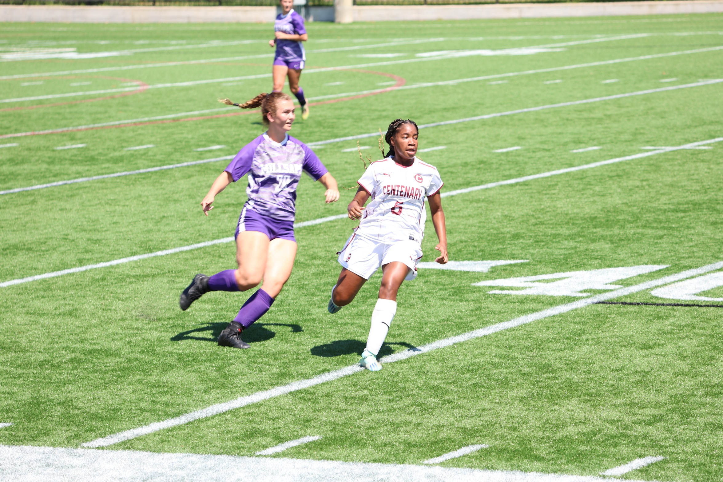 sophomore MF Caila Baldwin (Gretna, La.) scored her first-career goal on Wednesday.