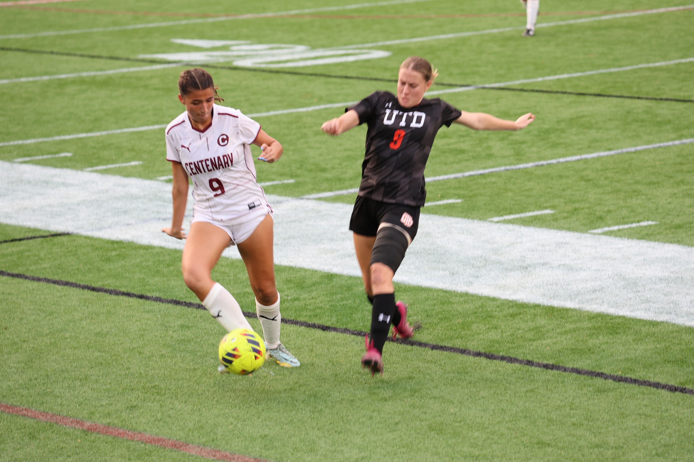 Sophomore D Kailey Hancock and the Ladies will play their home opener on Saturday evening against LeTourneau.