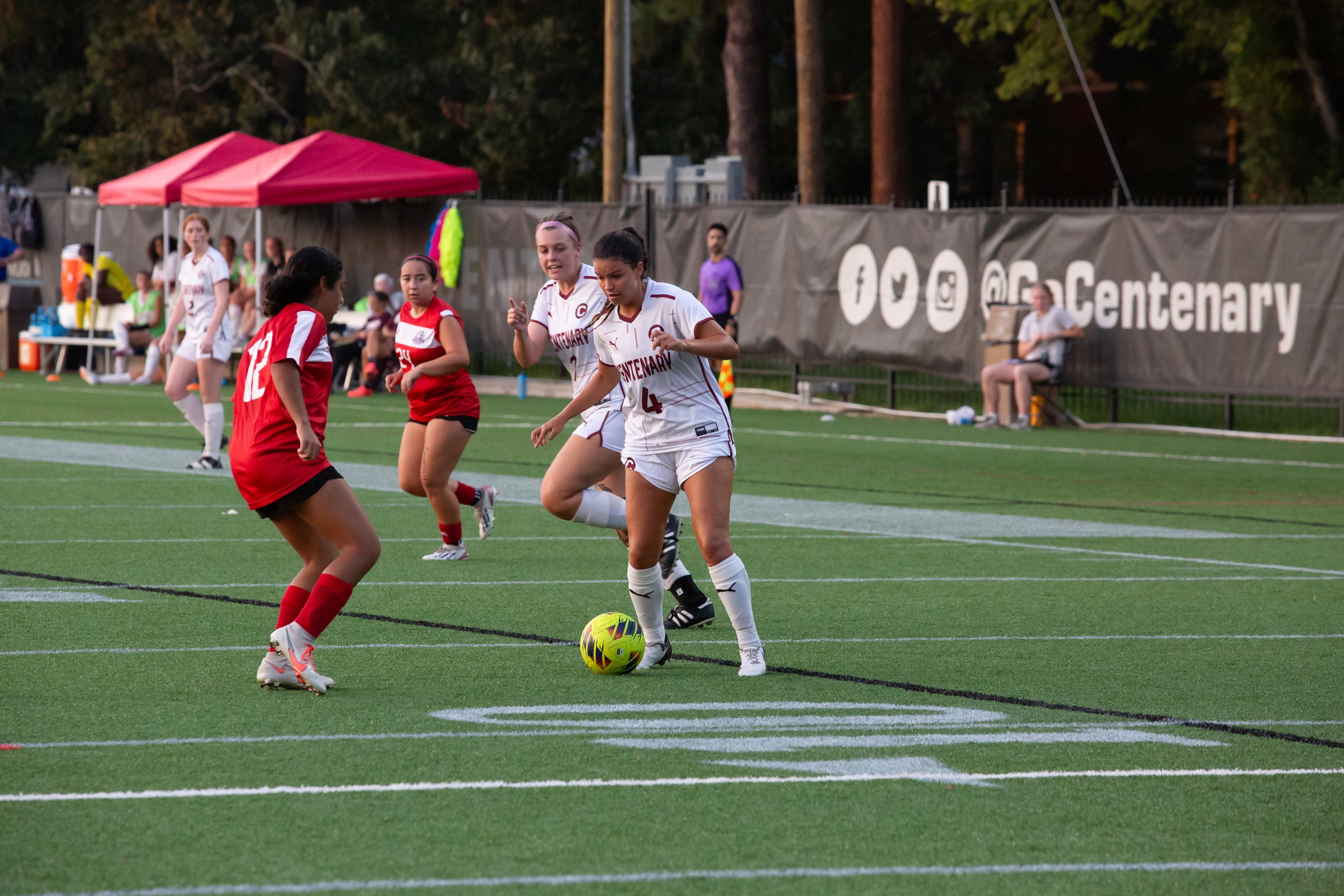 Matia Adkins and the Ladies were blanked 3-0 on Friday night by Austin College.