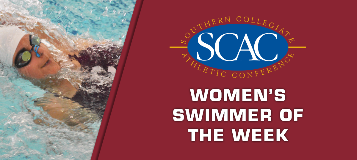 Brianna Serret Named SCAC Women&rsquo;s Swimmer Of The Week