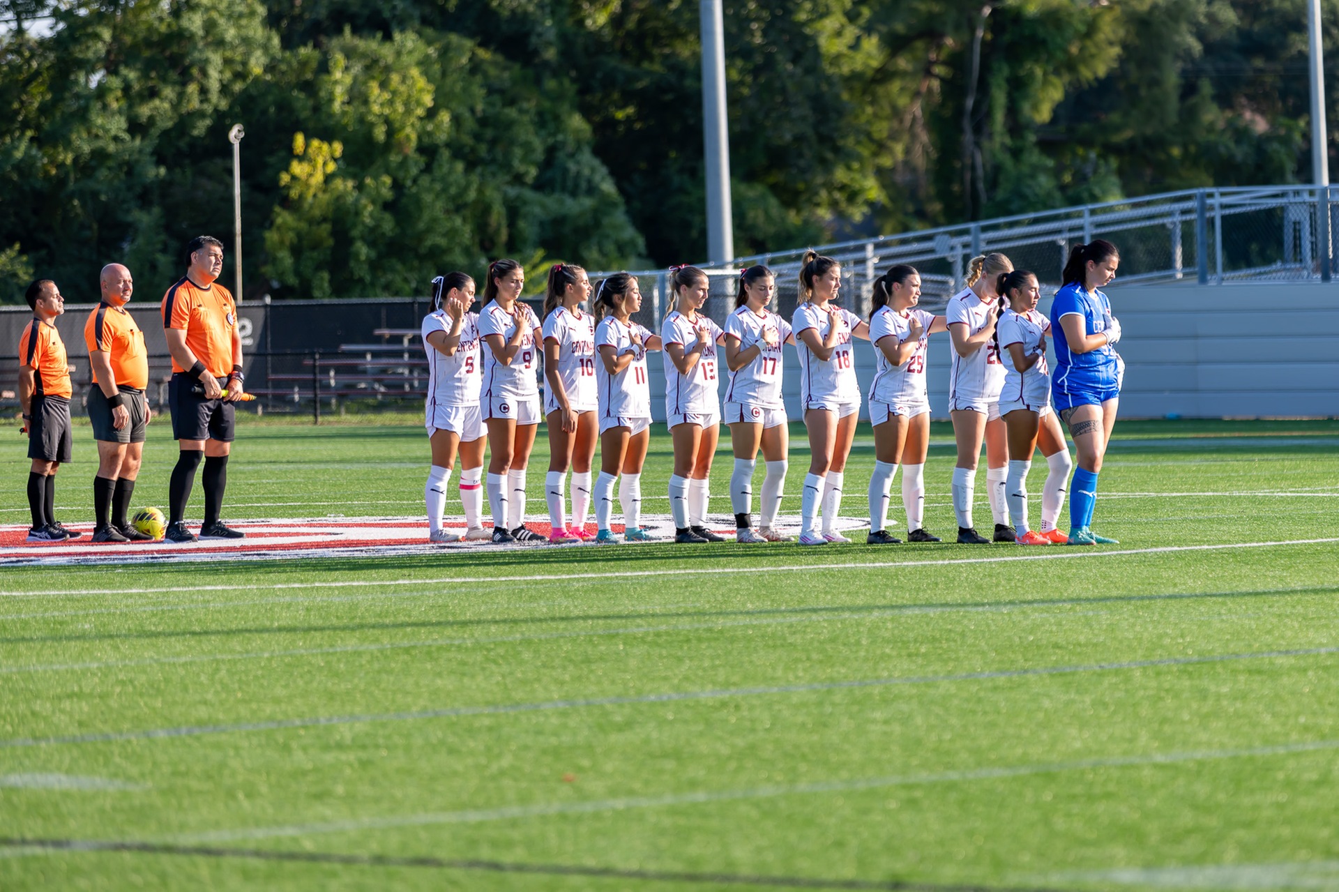 The Ladies could not keep pace with the Bulldogs on Friday, falling by a score of 5-0.

PHOTO: Calvin Hearns