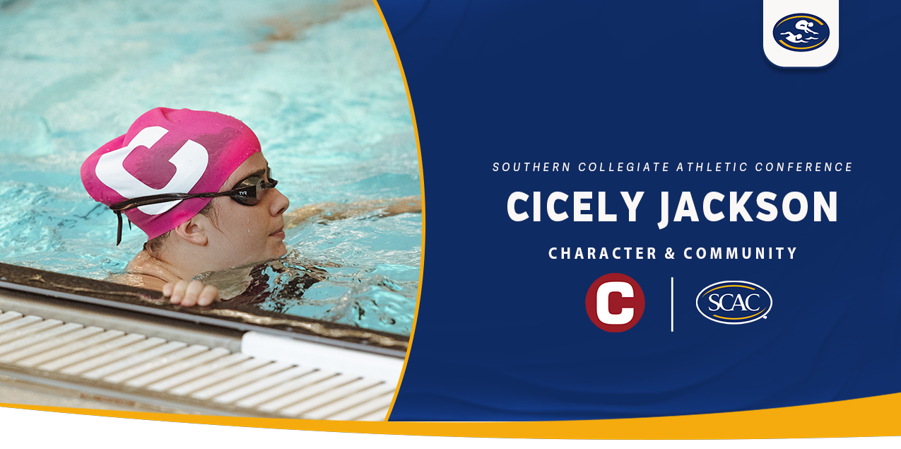 Cicely Jackson, Centenary College, Women's Swimming - Character & Community